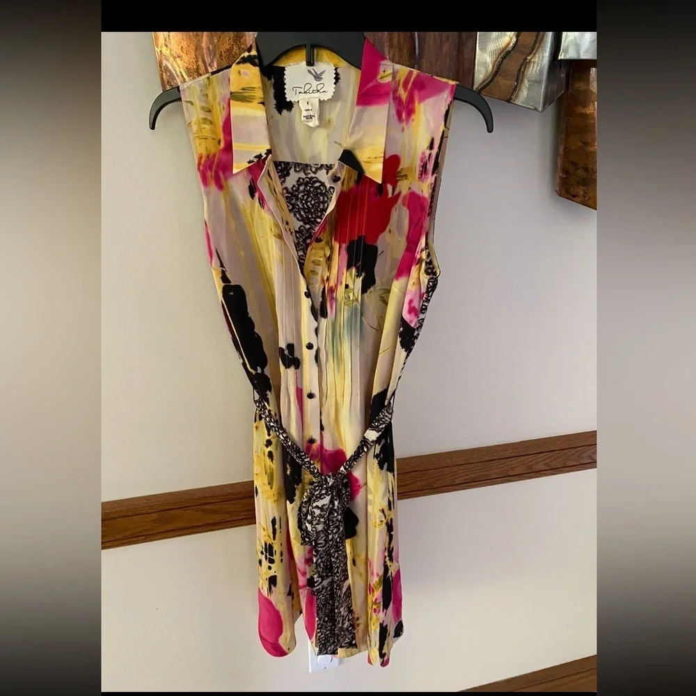 Anthropologie Tabitha Aubrieta 100% Silk Dress 8